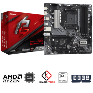 ASRock B550M Phantom Gaming 4 MOTHERBOARD - KhabirTech