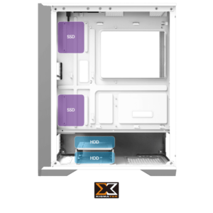 XIGMATEK LUX S ARCTIC 4 ARGB FAN WITH CONTROLLER HUB - Image 2