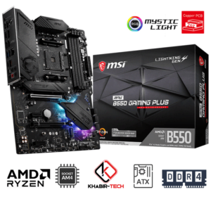MSI MPG B550 GAMING PLUS MOTHERBOARD