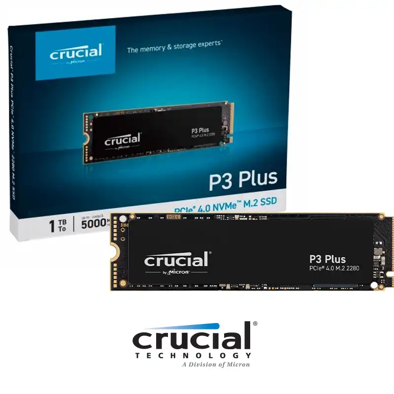 SSD CRUCIAL P3 PLUS 1TB NVME GEN 4.0