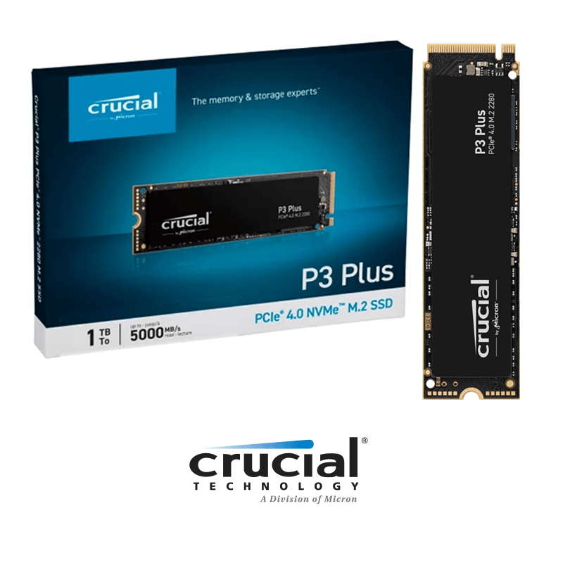 SSD Crucial P3 Plus 1TB NVME GEN 4