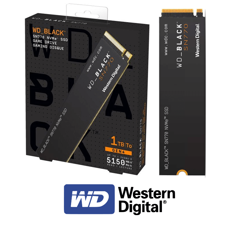 SSD WD SN770 BLACK NVMe 1TB GEN 4