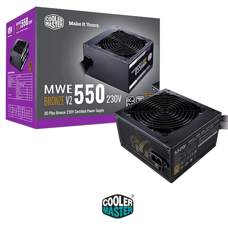 COOLER MASTER MWE 550W V2 80 PLUS Bronze