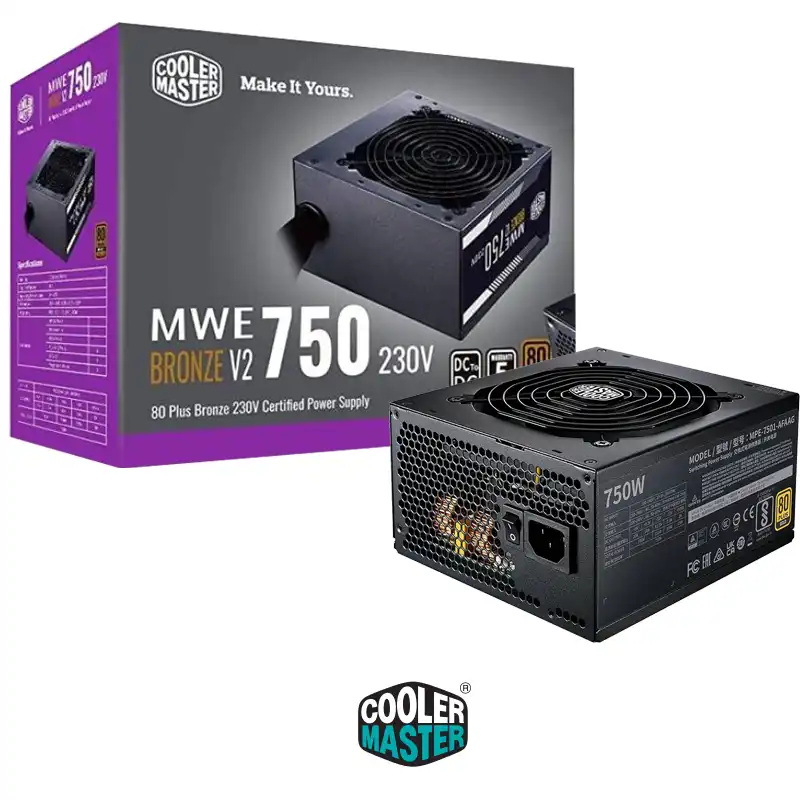 COOLER MASTER MWE 750W V2 80 PLUS Bronze