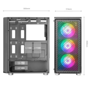 MARS GAMING MC-F BLACK