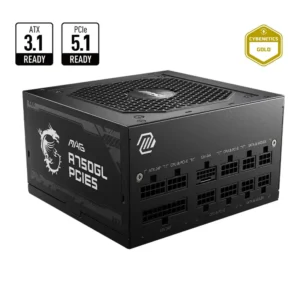 MSI MAG A750GL 750W 80+ GOLD PCIE5 FULL MODULAR - Image 3