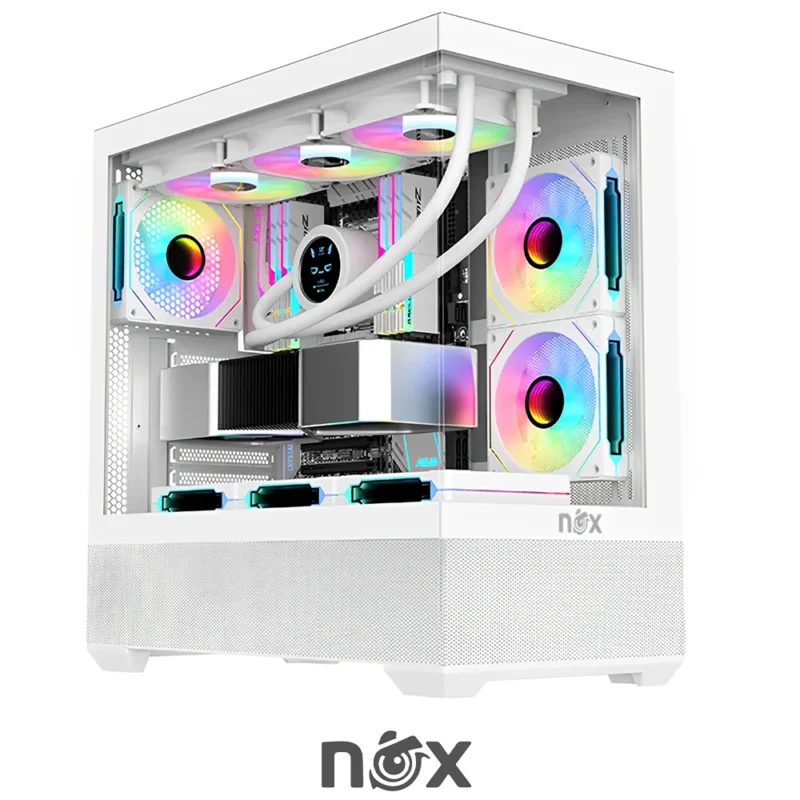 NOX FUSION ASPIRE FLOW 6 FAN ARGB WITH REMOTE