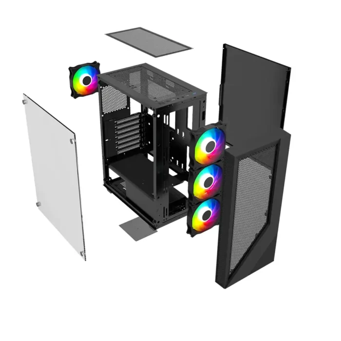 RAIDMAX V103 4 FAN STATIC RGB
