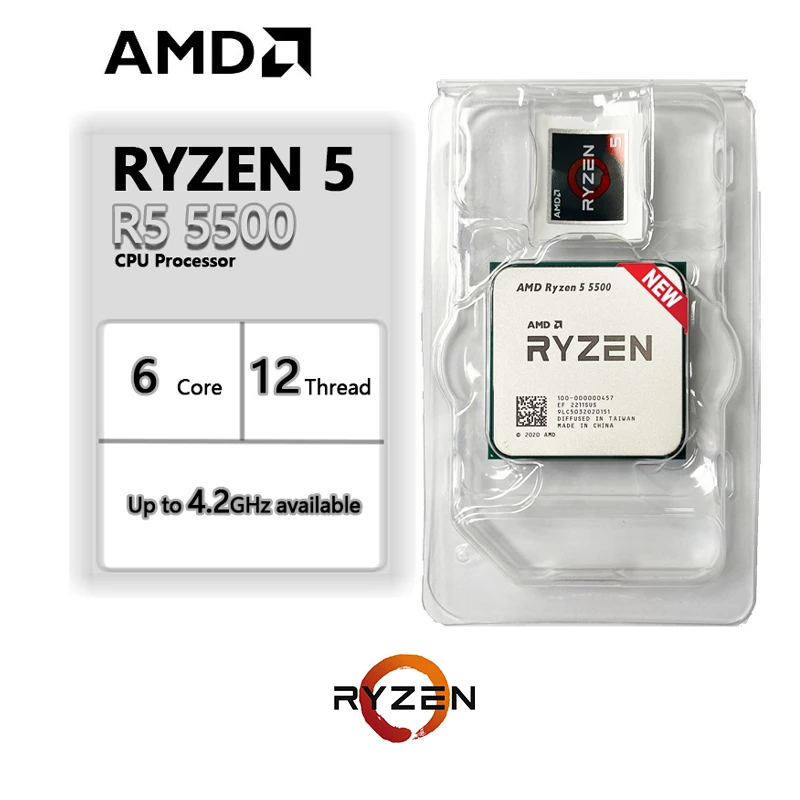 AMD RYZEN 5 5500 TRAY