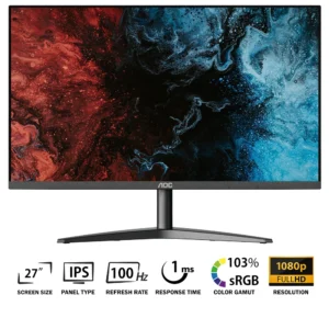 AOC 27B1H2 27" IPS 100Hz 1ms ULTRA SLIM