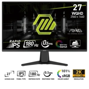 MSI MAG 275QF 2K 27" 180Hz 0.5ms 2K