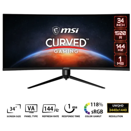 MSI OPTIX MAG342CQR 34" 144Hz 01ms UWQHD