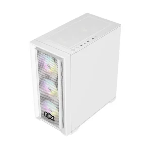 NOX FUSION SPECTRUM WHITE 4 FAN ARGB WITH REMOTE - Image 6