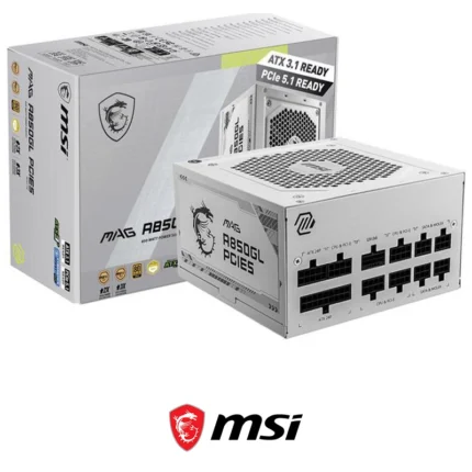 MSI MAG A850GL 850W 80+GOLD PCIE5 FULL MODULAR WHITE