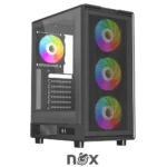 NOX APEX FLOW BLACK 4 FAN RGB