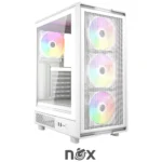 NOX APEX FLOW WHITE 4 FAN RGB
