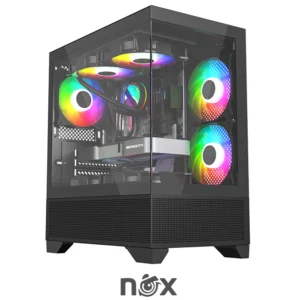 NOX RAVEN BLACK 5 Fans ARGB Controller 10X+REMOTE
