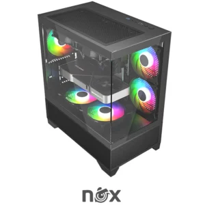 NOX RAVEN BLACK 5 Fans ARGB Controller 10X+REMOTE - Image 2
