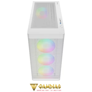 GAMDIAS ATHENA M3 WH 4X PWM ARGB 8-port Hub Gen 2 Type-C - Image 3