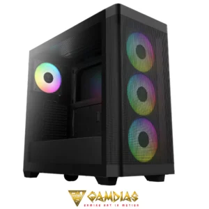 GAMDIAS ATHENA M3 BK 4X PWM ARGB 8-port Hub Gen 2 Type-C - Image 2