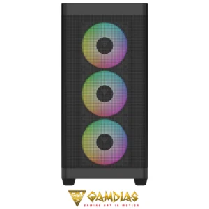 GAMDIAS ATHENA M3 BK 4X PWM ARGB 8-port Hub Gen 2 Type-C - Image 4