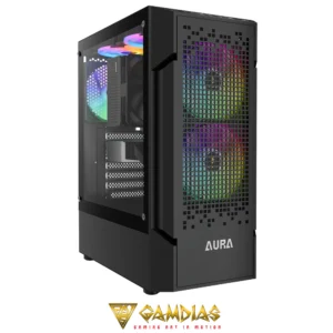 GAMDIAS AURA GC7 TG 3X RGB FANS - Image 2