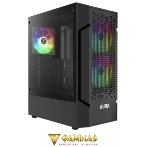 GAMDIAS AURA GC7 TG 3X RGB FANS - Image 3