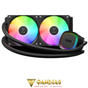 WATERCOOLING GAMDIAS AURA GL240 V2 BK - Image 2