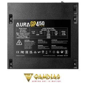 GAMDIAS AURA GP450 PRO 450W FLAT CABLE - Image 5