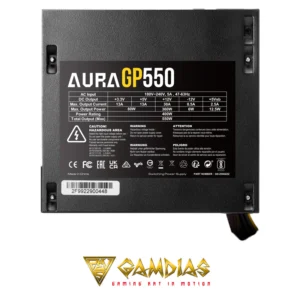 GAMDIAS AURA GP550 550W 80 PLUS White efficiency - Image 5