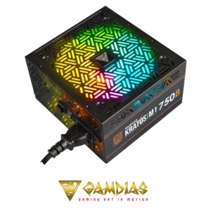 GAMDIAS KRATOS M1-750B 80+ BRONZE 750W FLAT CABLE - Image 2