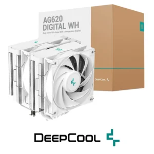 AIR COOLER DEEPCOOL AG620 DIGITAL WH ARGB