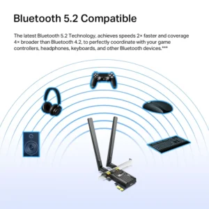 WIFI CARD TP-LINK Archer TX55E AX3000 Wi-Fi 6 Bluetooth 5.2 - Image 5