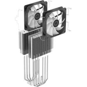 AIR COOLER Cooler Master T620S ARGB Double Tower 6 Heat Pipe - Image 5