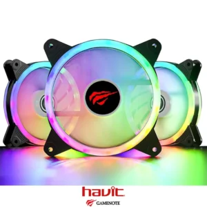 FAN HAVIT F2089 RGB120x120cm Quiet High Airflow - Image 2