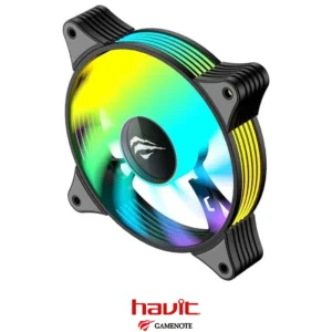 FAN Havit F2095 600~1800RPM, 38dBA, 1.44W, LED - Image 2