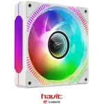 FAN Havit F2096 120mm RGB WHITE 1800RPM