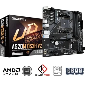 A520M DS3H GIGABYTE 4 SLOT RGB FUSION 2.0