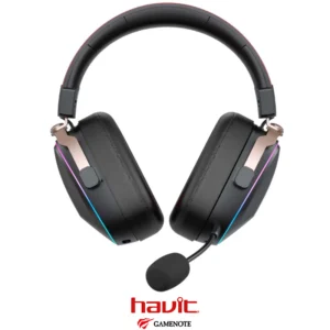 HAVIT H2039BG Tri-Mode RGB Gaming Headphone 2.4GHz BT5.3 3.5mm - Image 3