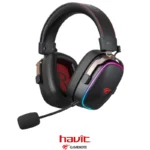 HAVIT H2039BG Tri-Mode RGB Gaming Headphone 2.4GHz BT5.3 3.5mm