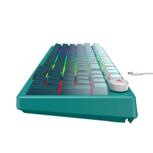 Havit KB899L 97 Keys Rainbow LED Backlit Green Mechanical - Image 5
