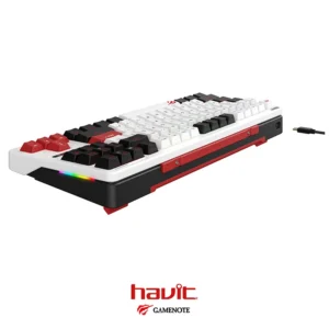 HAVIT KB902L 88 Keys Rainbow LED Backlit Jiuzi red switch - Image 5