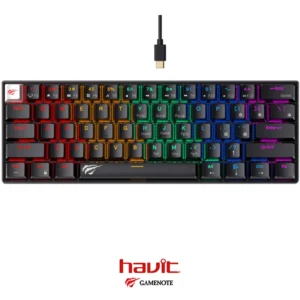 Havit KB903L 61 Keys BK Rainbow LED Backlit Mechanical