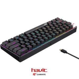 Havit KB903L 61 Keys BK Rainbow LED Backlit Mechanical - Image 2