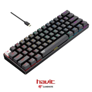 Havit KB903L 61 Keys BK Rainbow LED Backlit Mechanical - Image 4