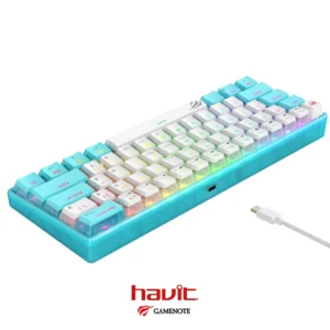 Havit KB903L 61 Keys BLUE Rainbow LED Backlit Mechanical - Image 2