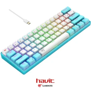Havit KB903L 61 Keys BLUE Rainbow LED Backlit Mechanical - Image 4