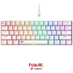 Havit KB903L 61 Keys WH Rainbow LED Backlit Mechanical