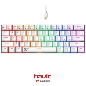 Havit KB903L 61 Keys WH Rainbow LED Backlit Mechanical