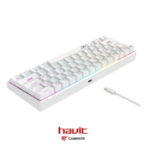 Havit KB903L 61 Keys WH Rainbow LED Backlit Mechanical - Image 3
